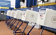 Staten Islanders visited polling sites like this one in Our Lady Help of Christians, Tottenville, to cast their vote with a new ranked choice voting system on Primary Day 2021.   Annalise Knudson, Staten Island Advance