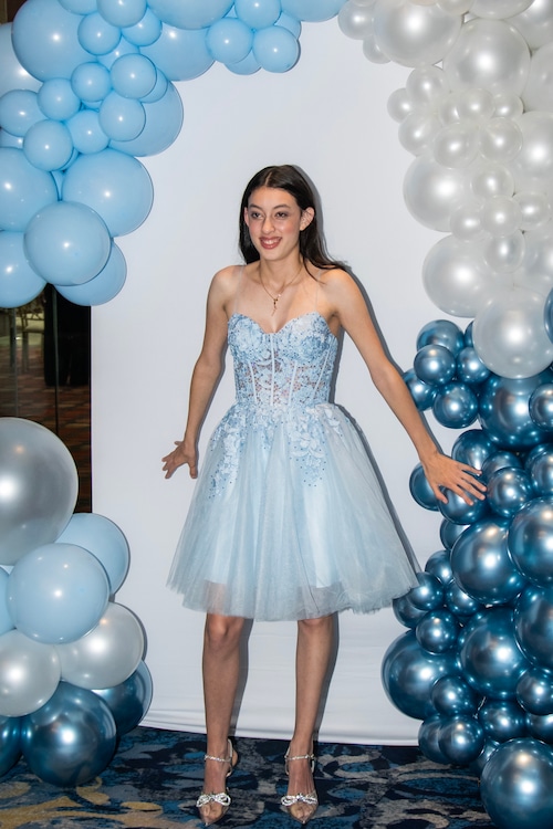 Great Kills High School students celebrate with a prom at the Hilton Friday evening