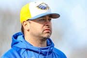 Bobby Glennerster's Eagles improved to 3-0 in conference play as St. Peter's topped St. Joseph by-the-Sea 5-3 at Gordon Rugg Memorial Field on Monday, April 12, 2022. (Staten Island Advance/Jason Paderon)
