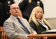 Joanne Dash, right, pleaded guilty Thursday in state Supreme Court, St. George, to criminal trespassing, in connection with a Dec. 6 incident at the home of a New Springville family.
