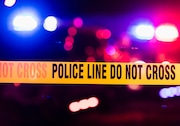 Accident or crime scene cordon tape, police line do not cross. (file photo)