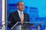 Democratic mayoral candidate Brad Lander speaks during a Democratic mayoral primary debate, Wednesday, June 4, 2025, in New York.