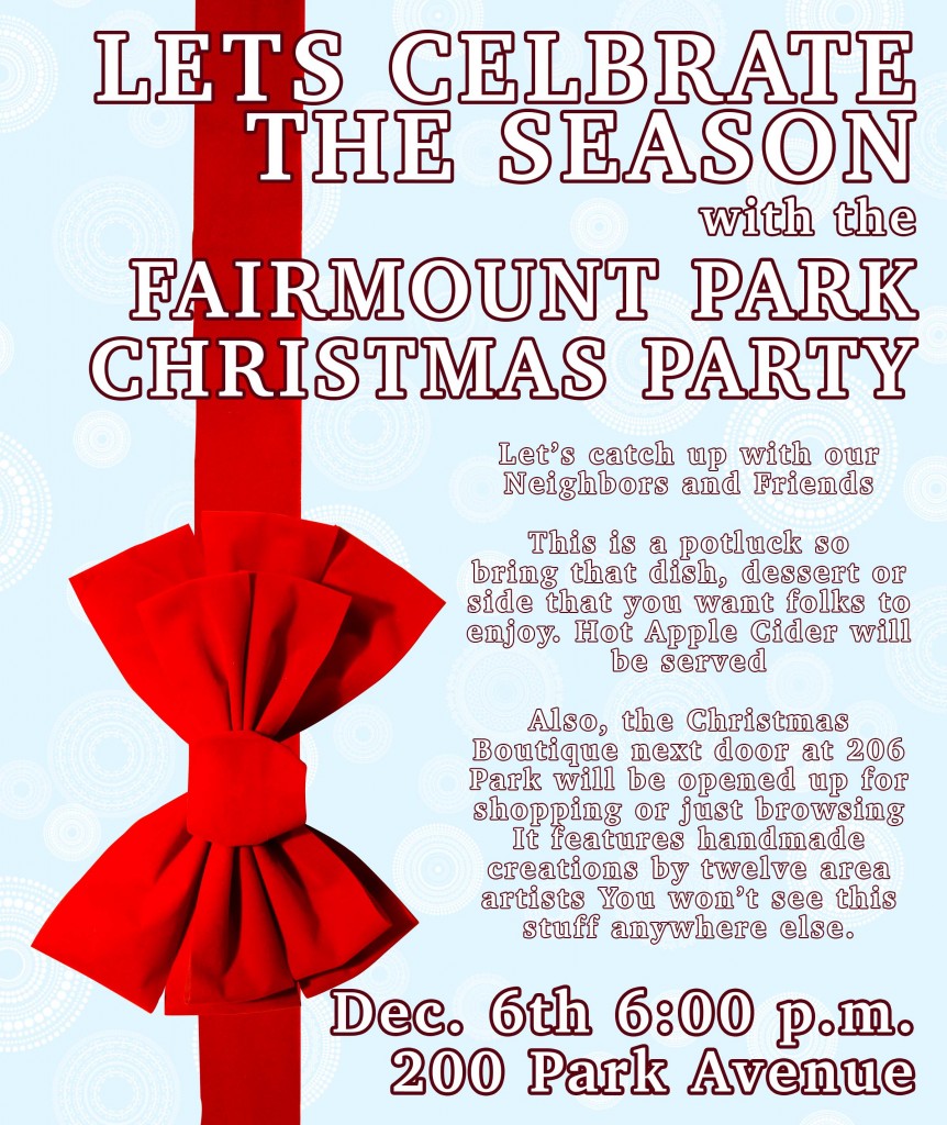 Fairmount Park Christmas Party 2015