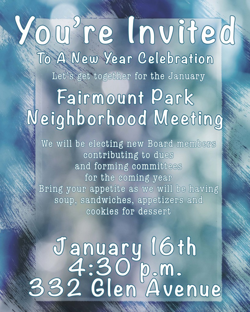 Fairmount Park January2016MeetingInviteWeb